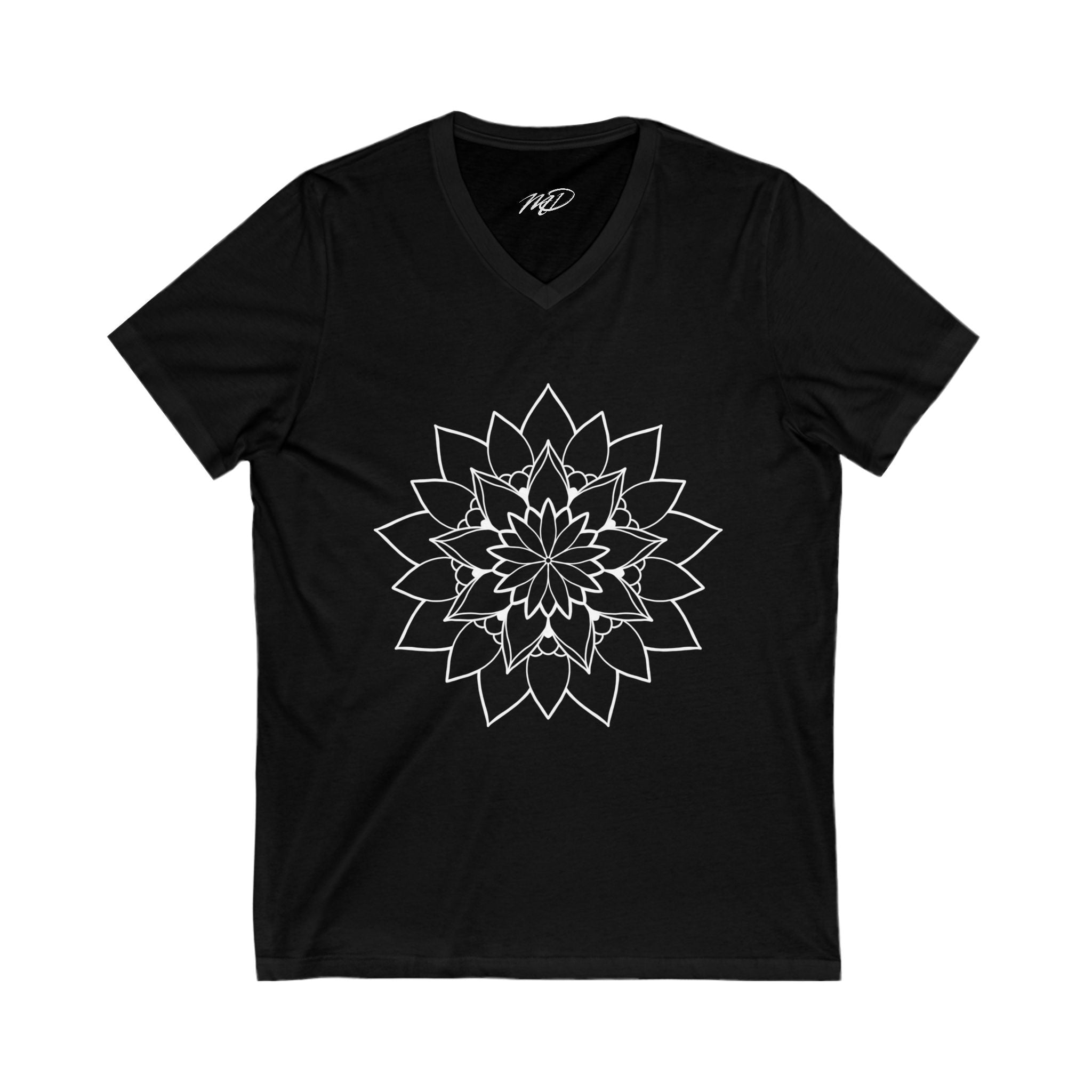 Flower Dala Jersey V-Neck Tee
