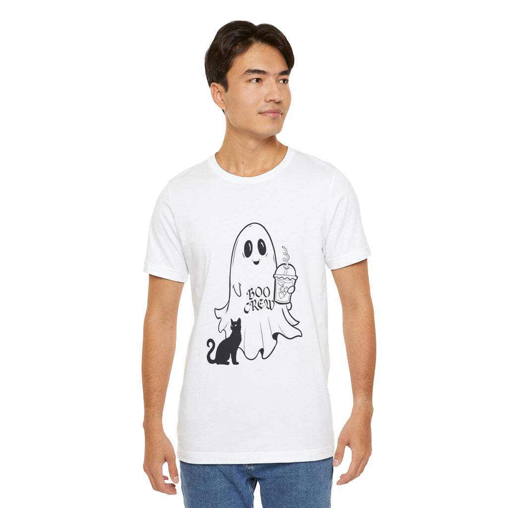Coffee ghost Jersey Short Sleeve Tee