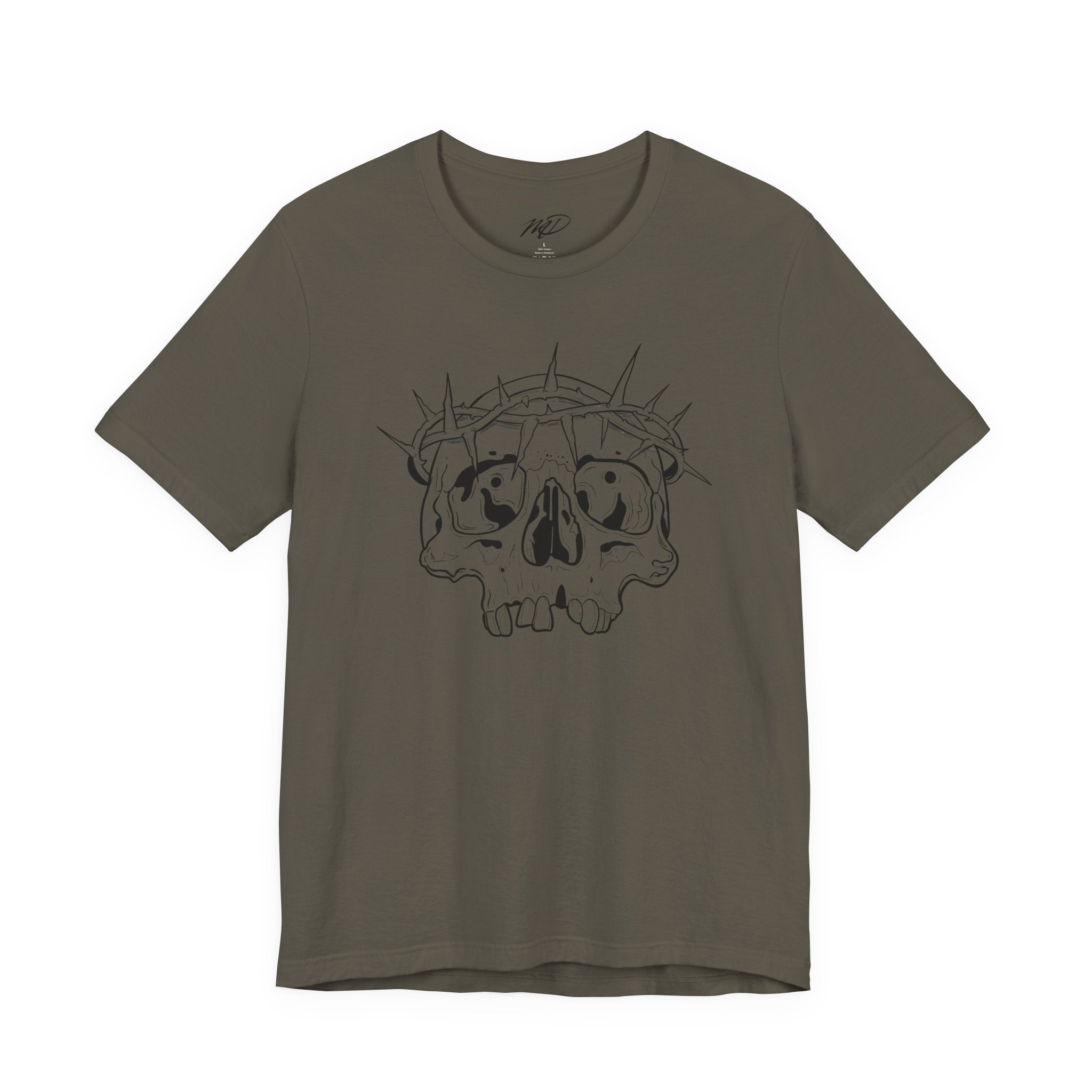 Thorned Skull  Jersey Short Sleeve Tee