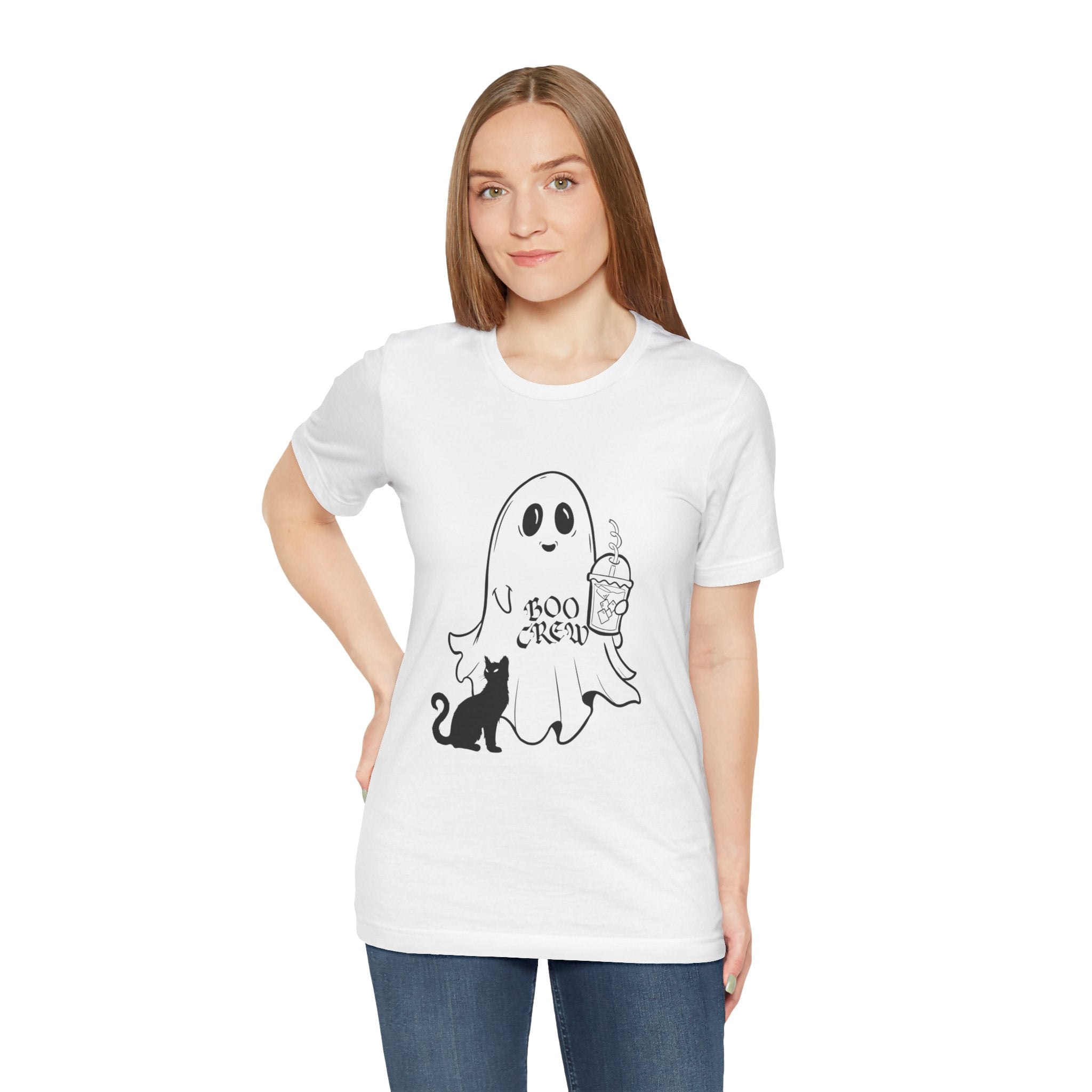 Coffee ghost Jersey Short Sleeve Tee