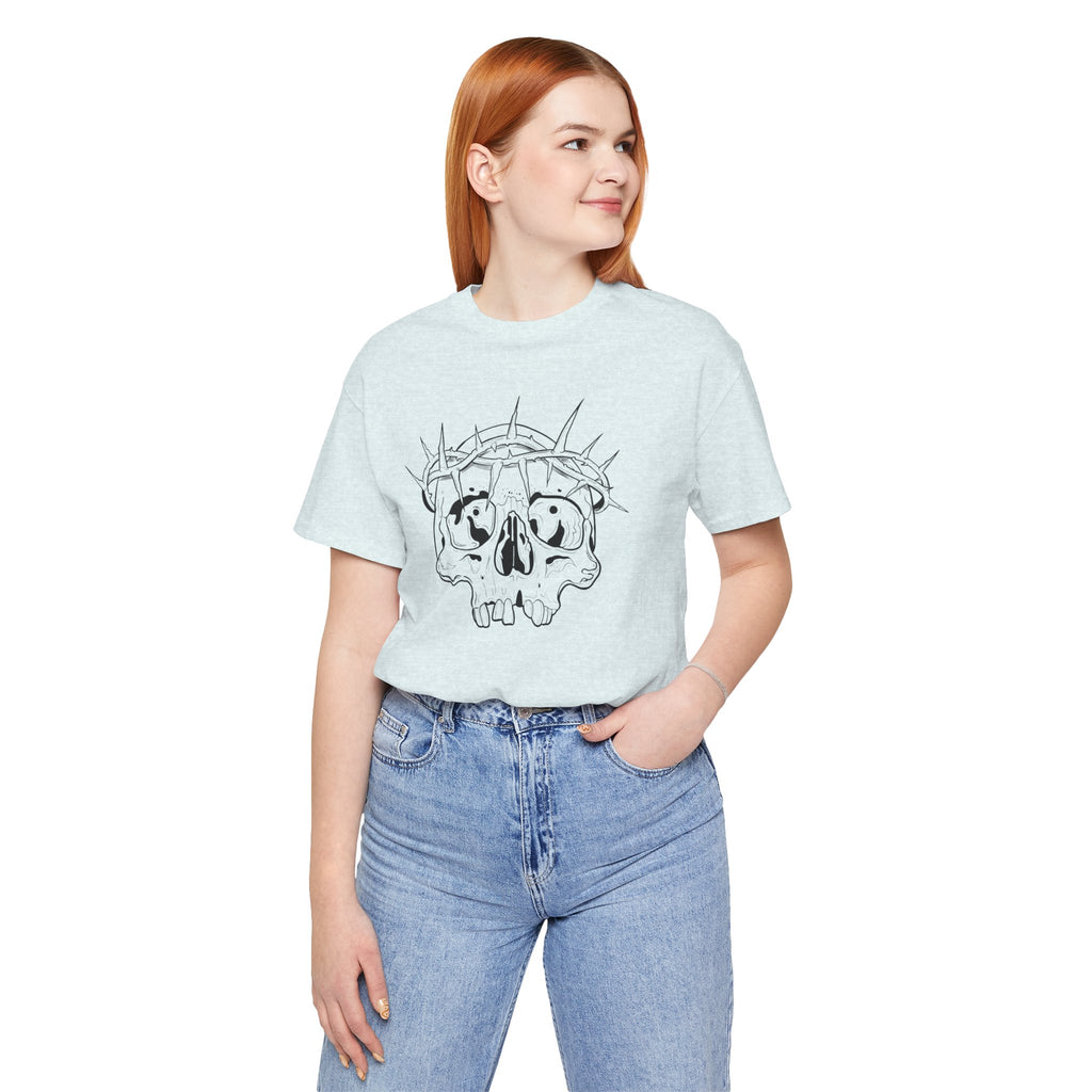 Thorned Skull  Jersey Short Sleeve Tee