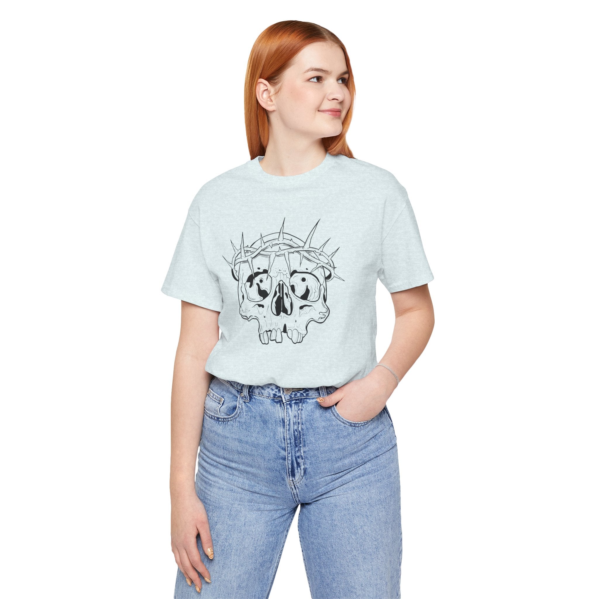 Thorned Skull  Jersey Short Sleeve Tee