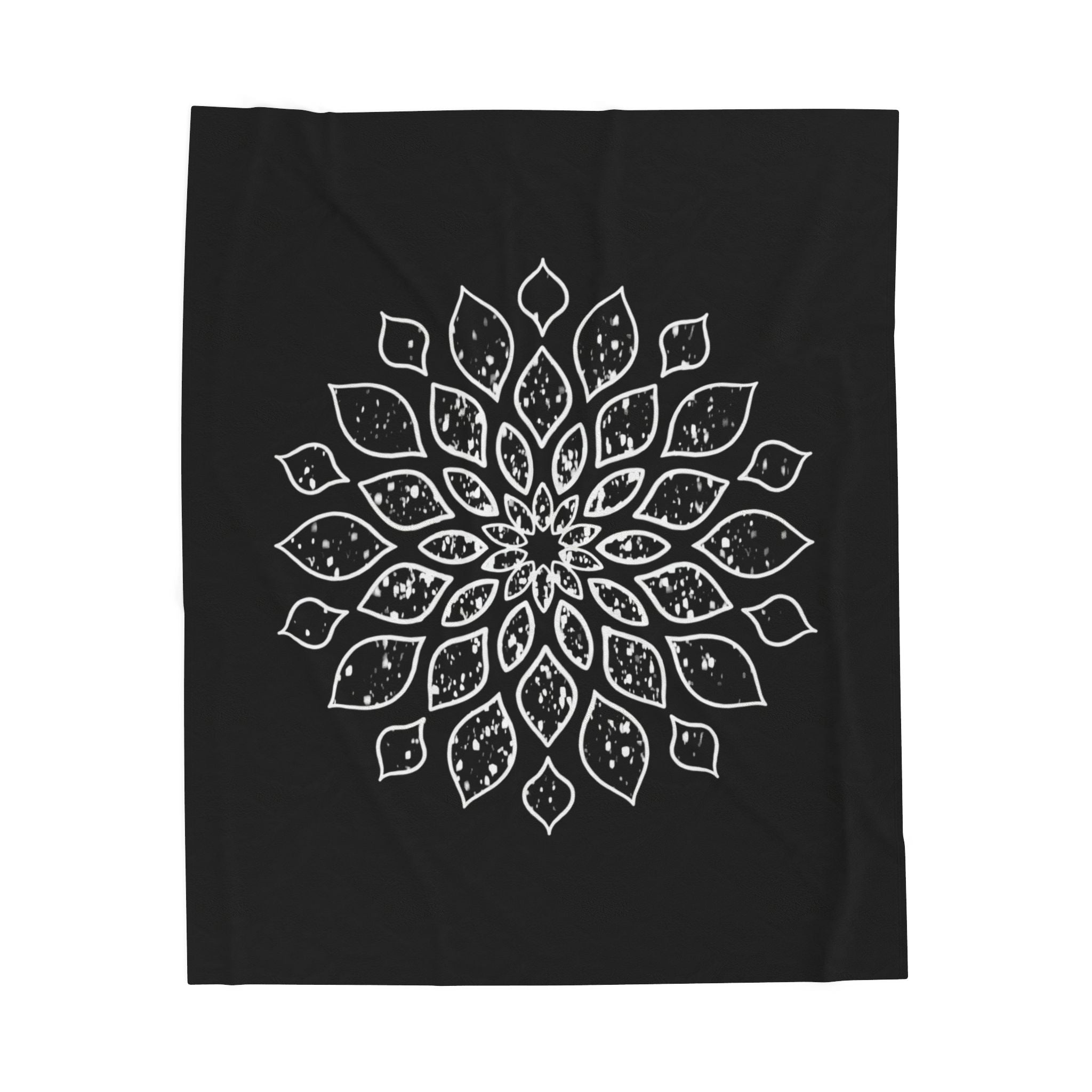 Splatter Mandala Plush Blanket