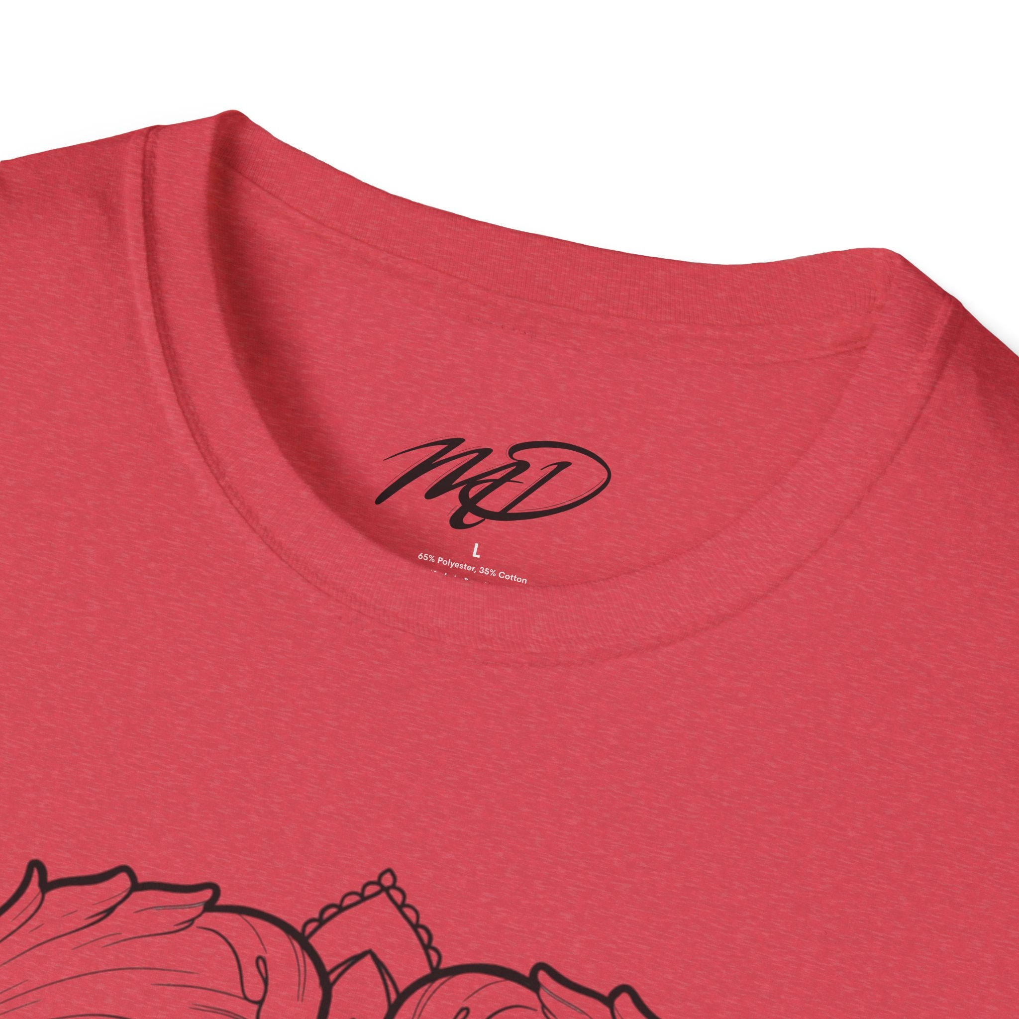 Filigree Heart Mandala Unisex Softstyle T-Shirt