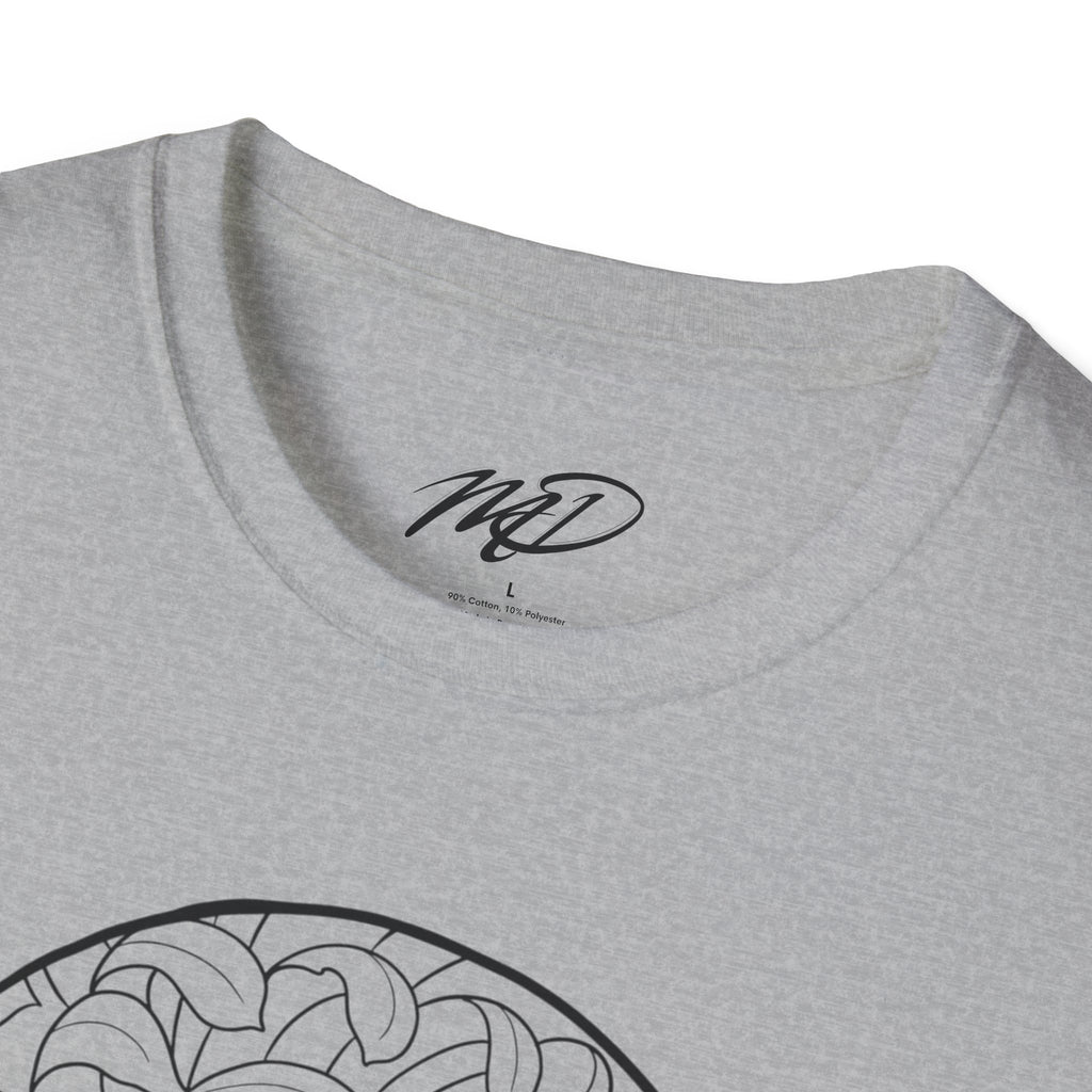Floral Skull Unisex Softstyle T-Shirt