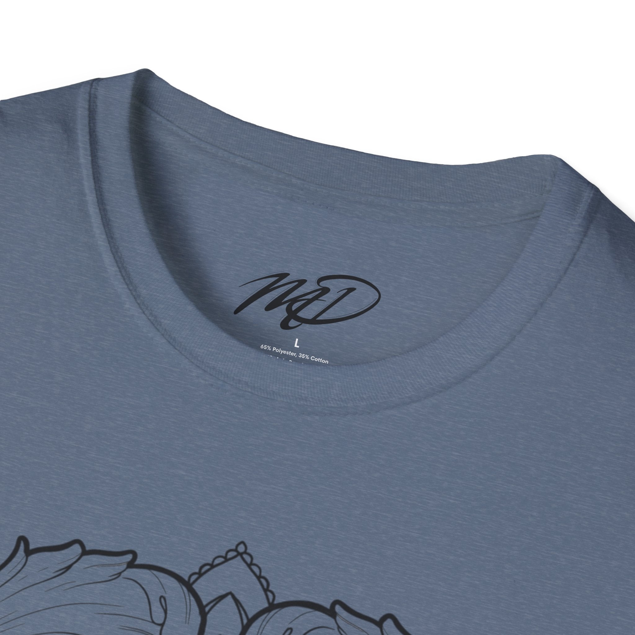 Filigree Heart Mandala Unisex Softstyle T-Shirt