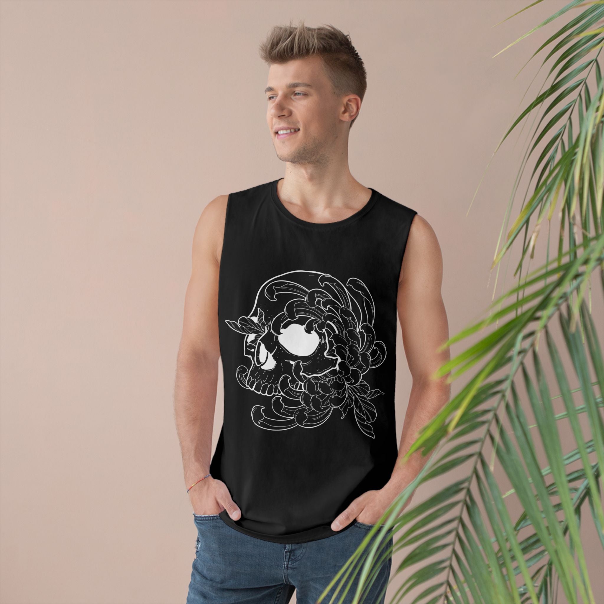 Skull and Flower Tank
