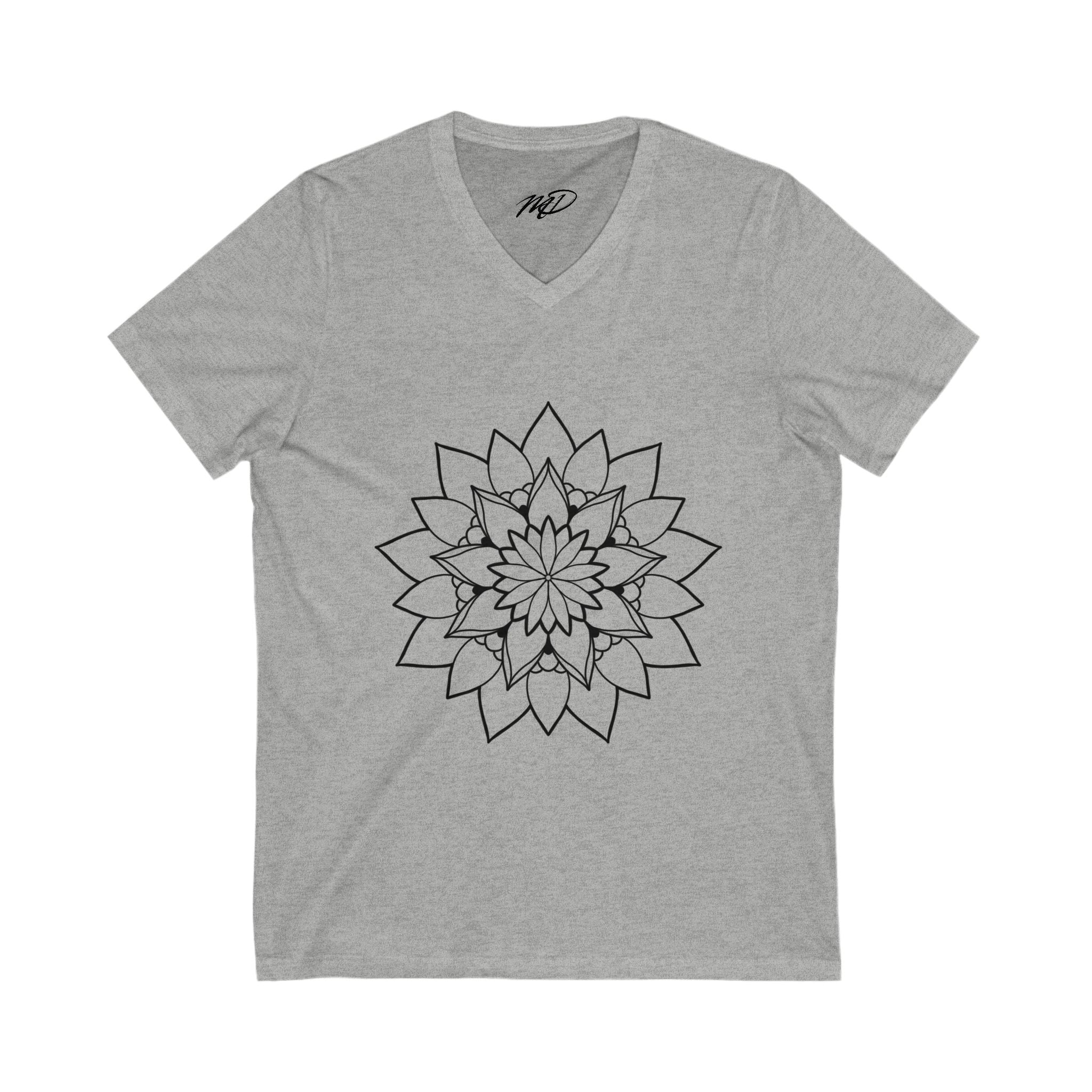 Flower Dala Jersey V-Neck Tee