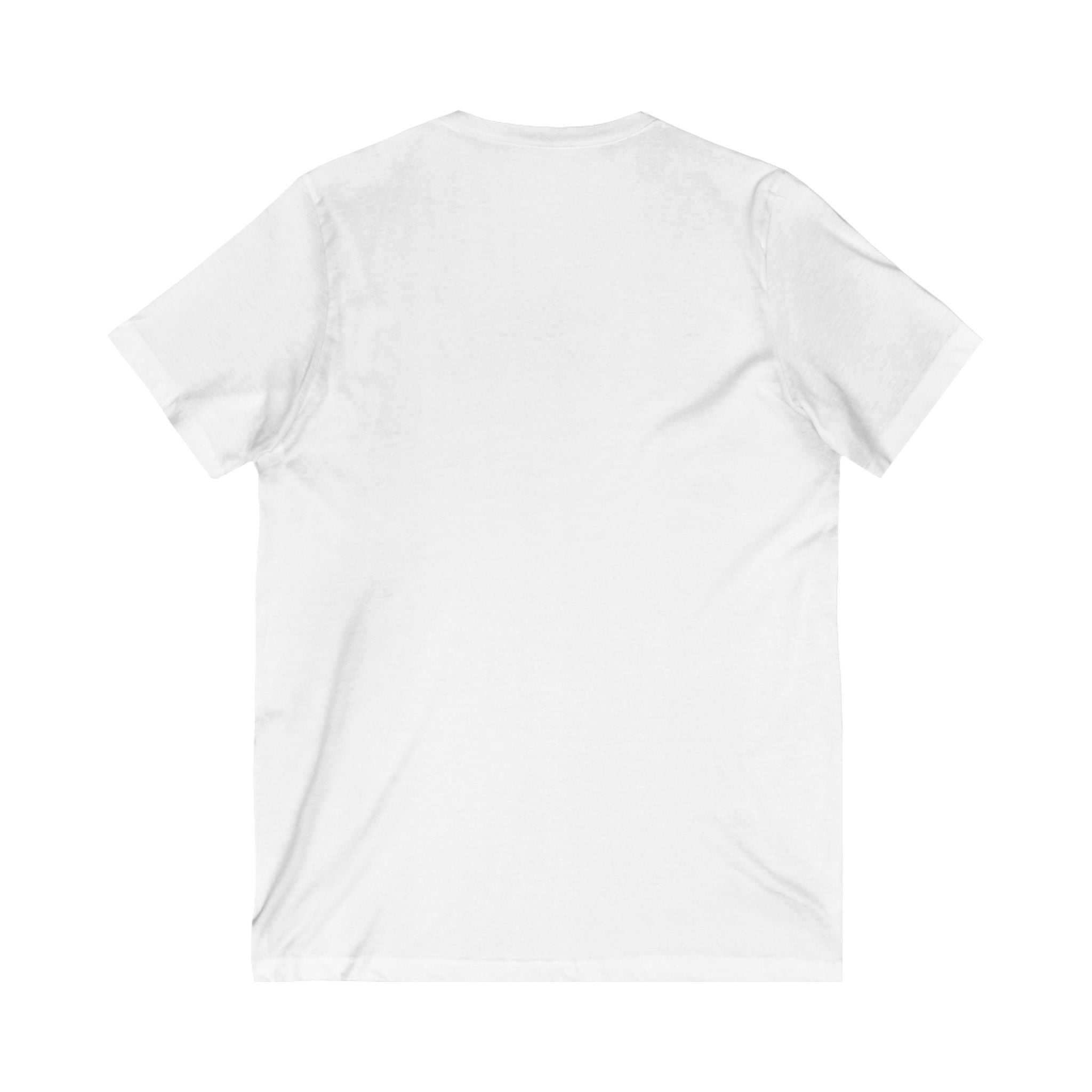 Floral Unisex Jersey Short Sleeve V-Neck Tee