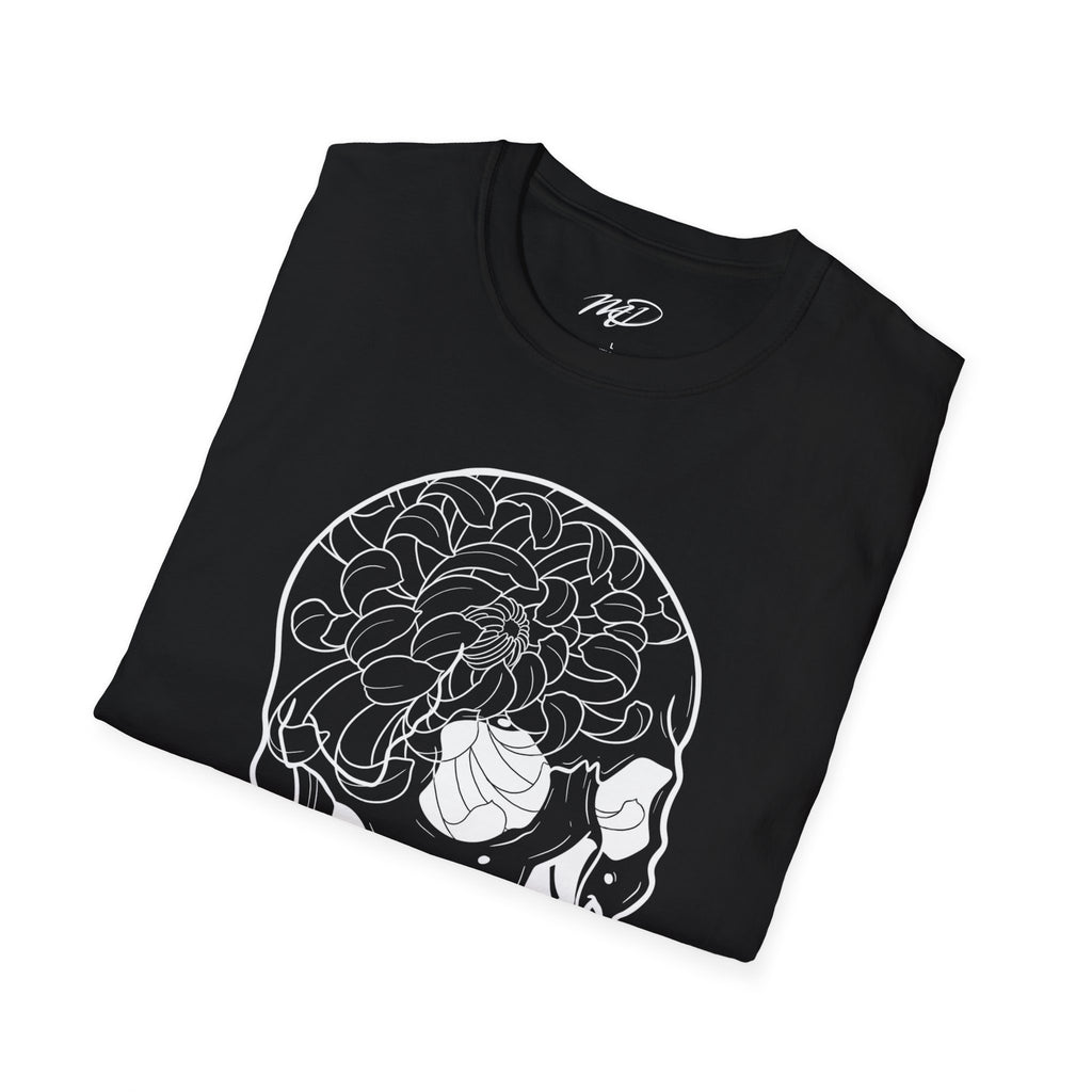 Floral Skull Unisex Softstyle T-Shirt