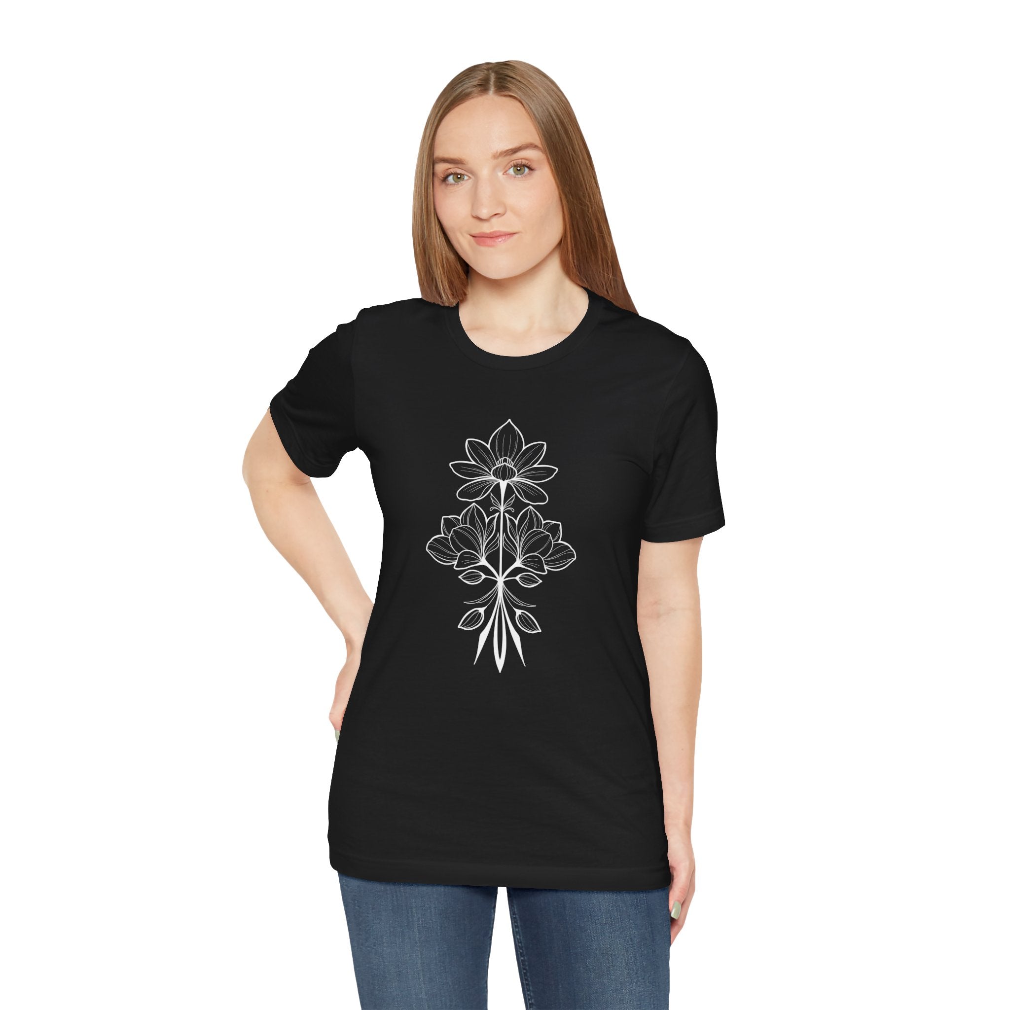 Flowers Jersey Short Sleeve Tee