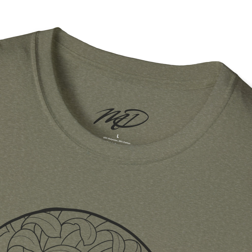 Floral Skull Unisex Softstyle T-Shirt