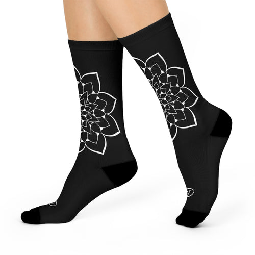 Classic Mandala Cushioned Crew Socks