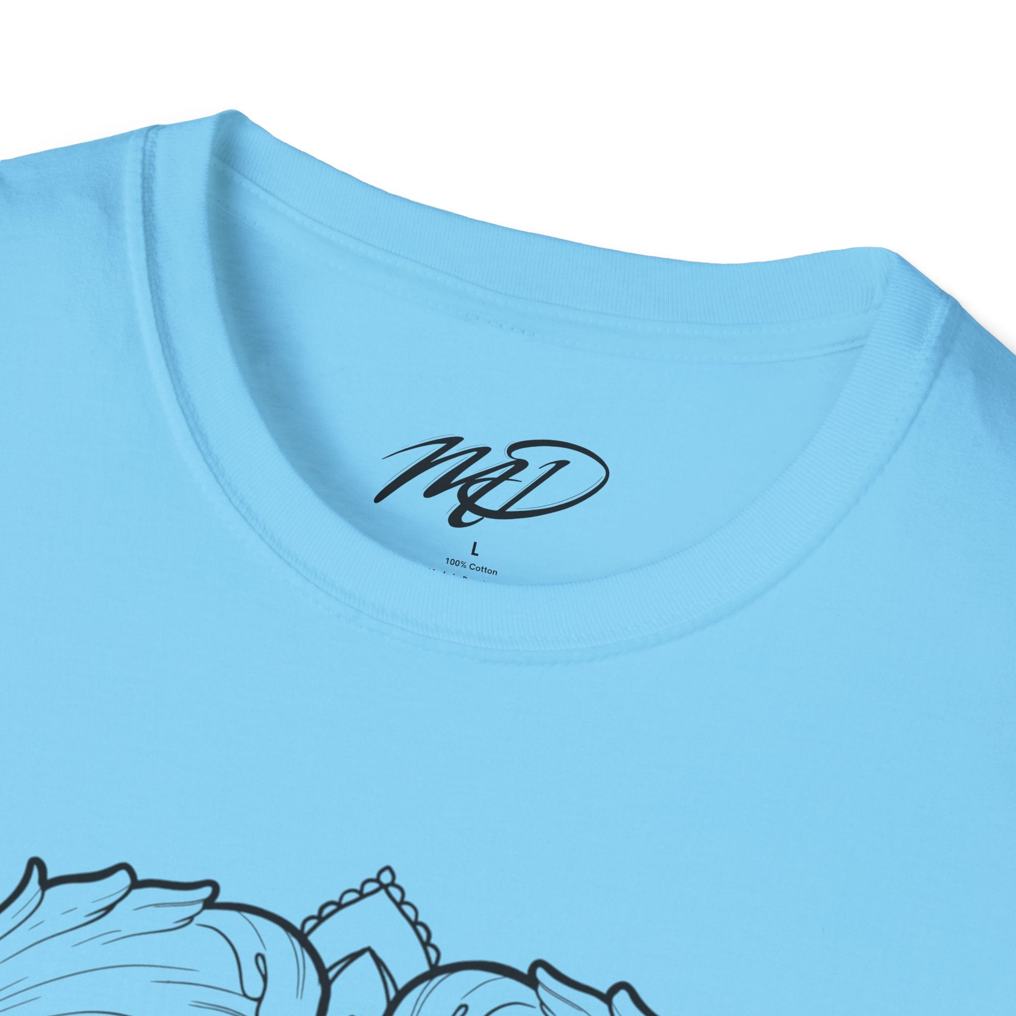 Filigree Heart Mandala Unisex Softstyle T-Shirt