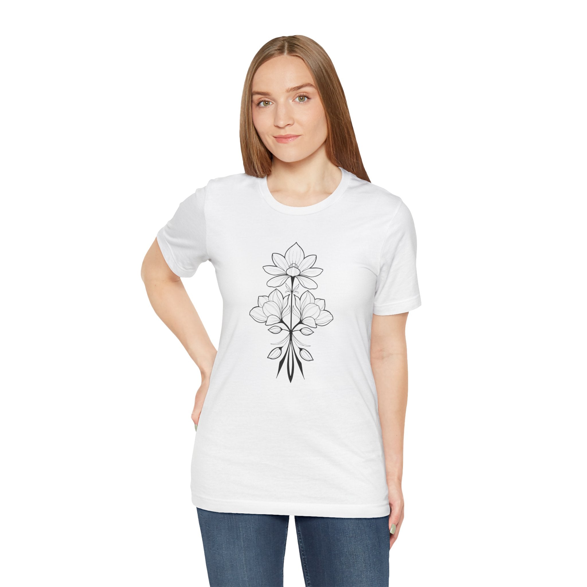 Flowers Jersey Short Sleeve Tee