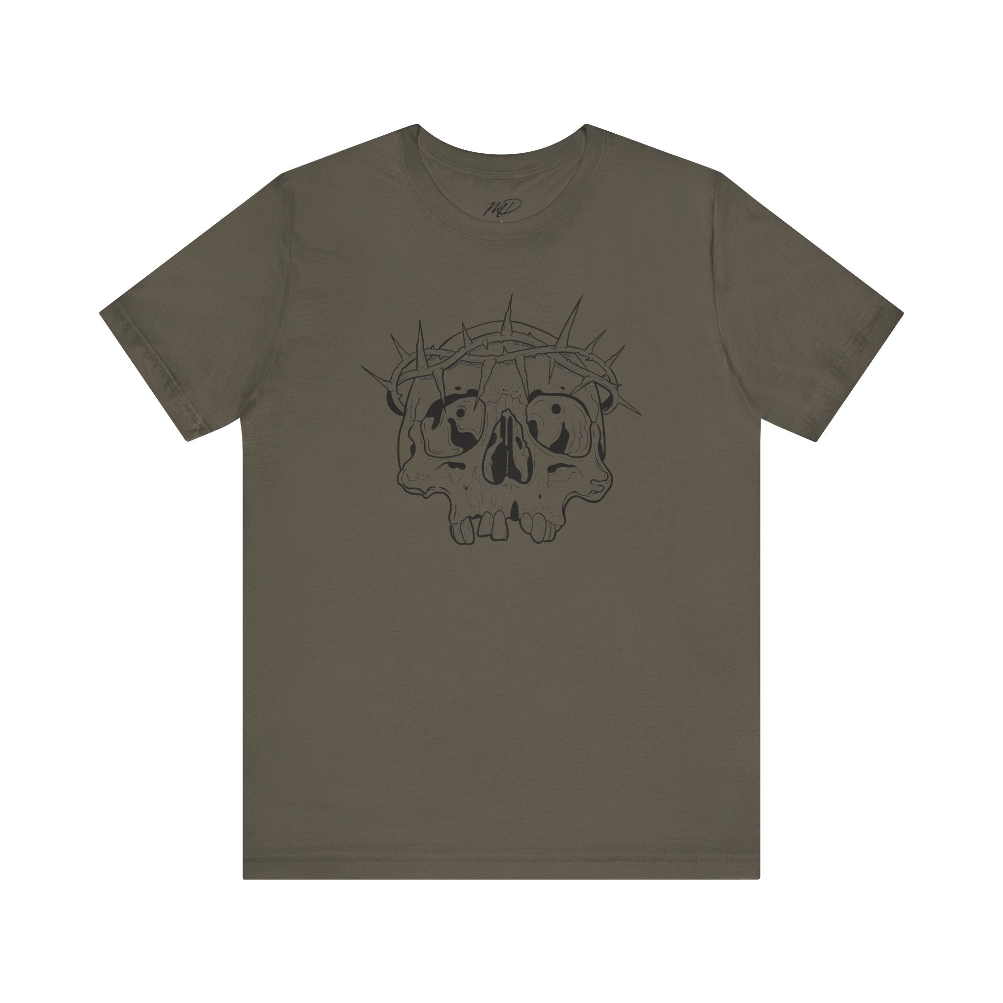 Thorned Skull  Jersey Short Sleeve Tee