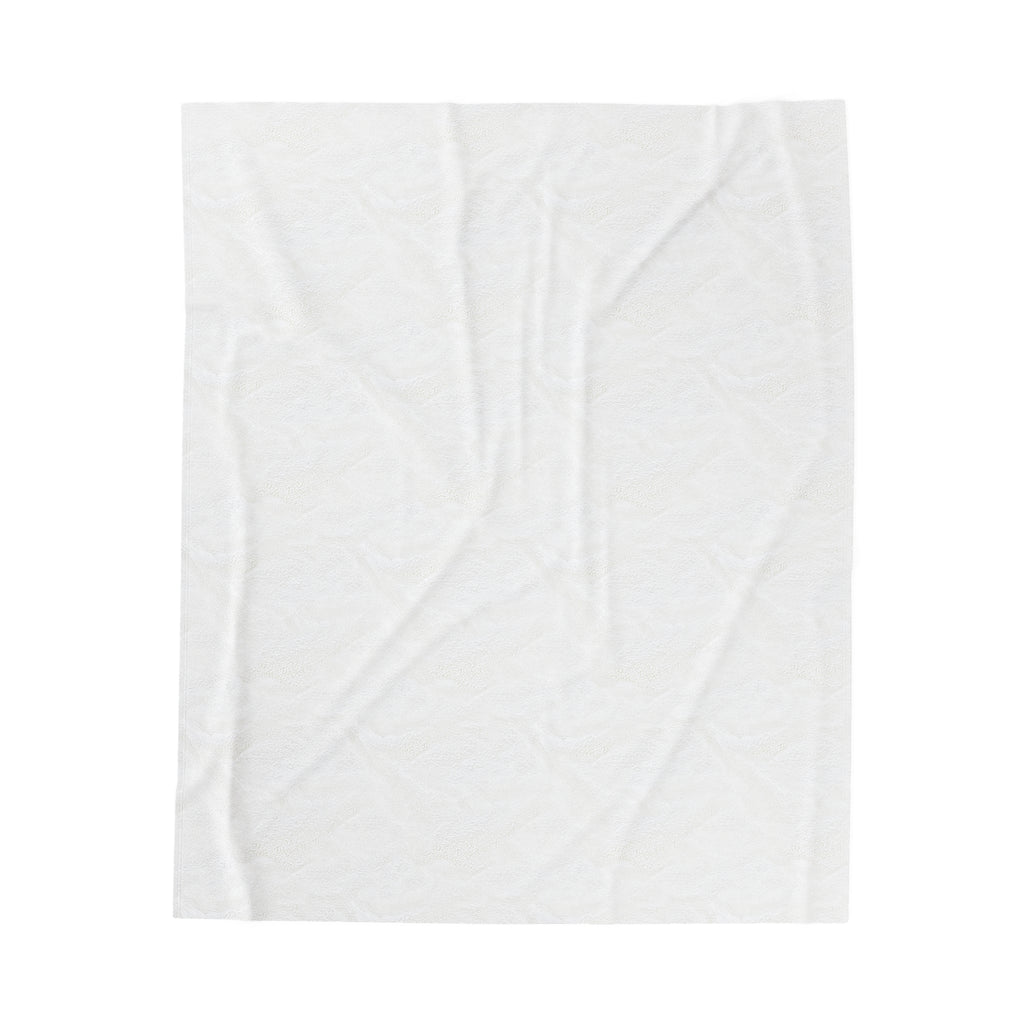 Filigree Heart and Mandala Velveteen Plush Blanket